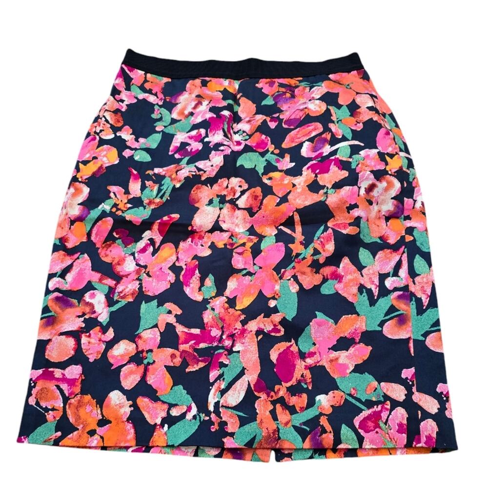 Ann Taylor Floral Academia Pencil Skirt Size 4